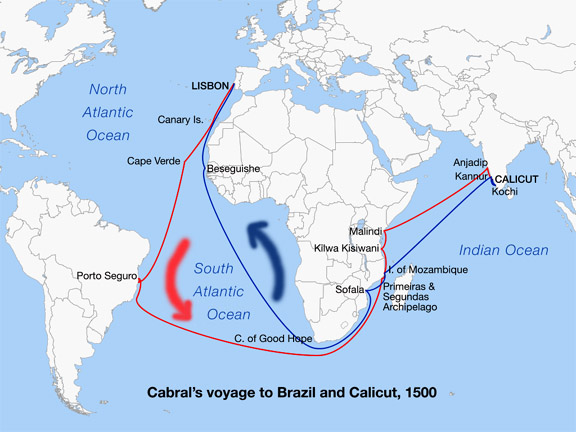 What Explorer Claimed Brazil For Portugal